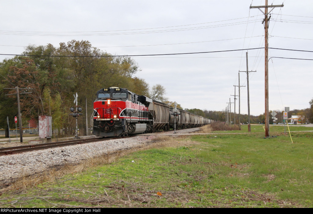 IAIS 513 breaks the small town Sunday morning quietness